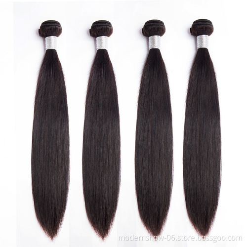 32" 34" 36" 38" 40" 42" Super Double Weft Brazilian Virgin Cuticle Aligned Hair Bundles Longest Length Human Hair Extensions